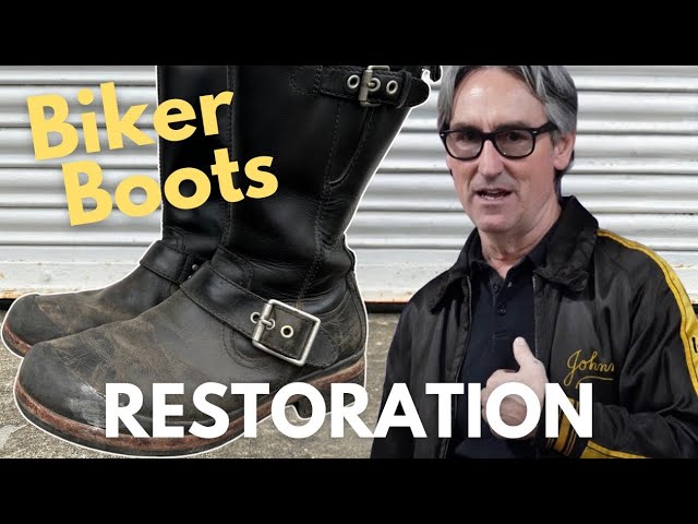 American Pickers Star (Mike Wolfe) - Biker Boots Restoration