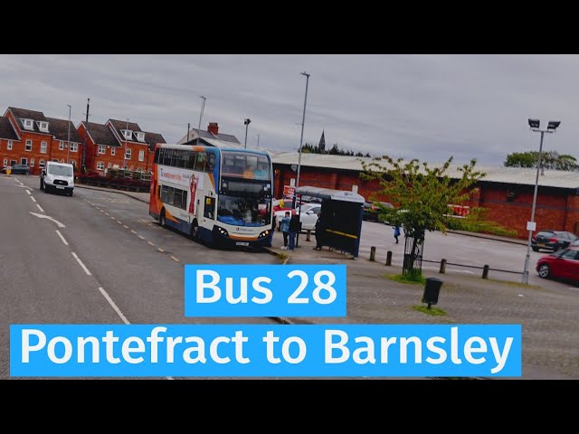 Bus 28 from Pontefract to Barnsley Interchange | May 2024