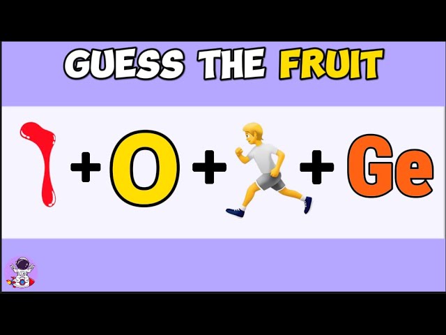 Guess The Fruit by Emoji  #guesstheemoji