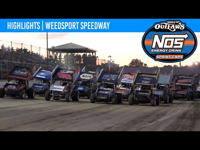 World of Outlaws NOS Energy Drink Sprint Cars, Weedsport Speedway July 31, 2022 | HIGHLIGHTS