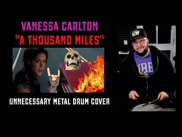Metal Drum Cover of A THOUSAND MILES (Vanessa Carlton)