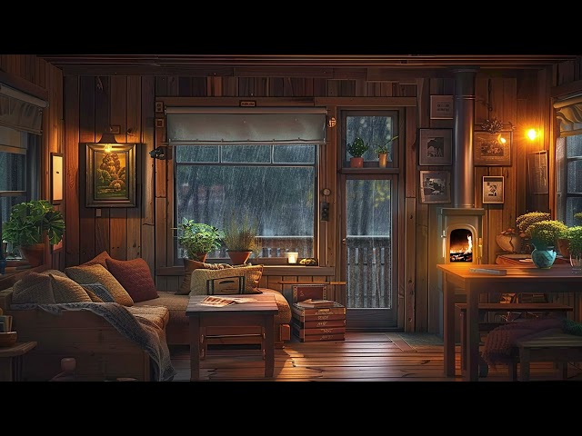 Deep Sleep in Cozy Rain Summer - Sleep Sounds & Relaxing Gentle Rain Sounds for Sleeping Problems