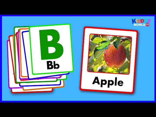 Virtual Alphabet Cards for Educational Preschool Learning