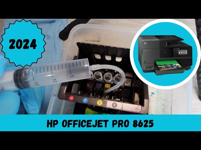 Hp Officejet Pro 8625 - How To Clean Printhead