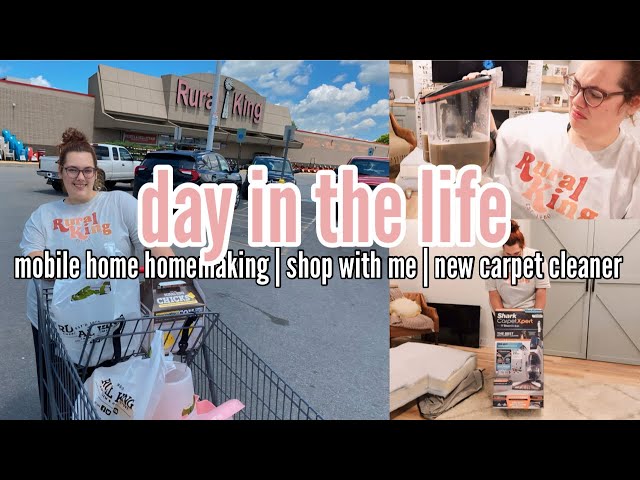✨NEW✨ A DAY IN THE DOUBLE WIDE | mobile home living | shop with me | spend the day with me!