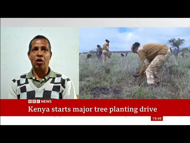 BBC News: Dominic Kahumbu, CEO Biogas International shares Insights on the National Tree Planting.