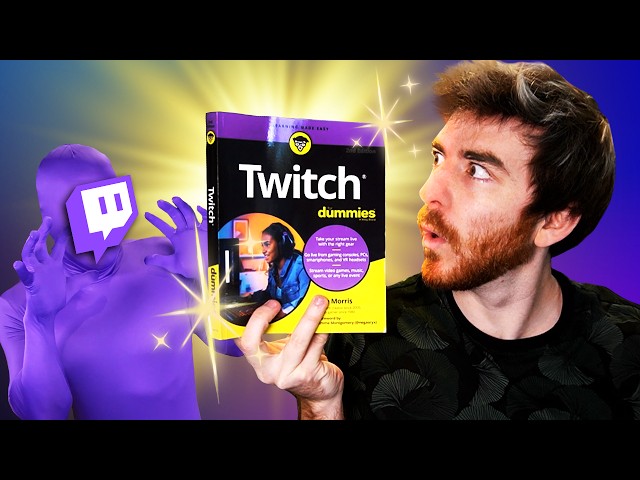 Studying “Twitch for Dummies” to see if I’m a good streamer