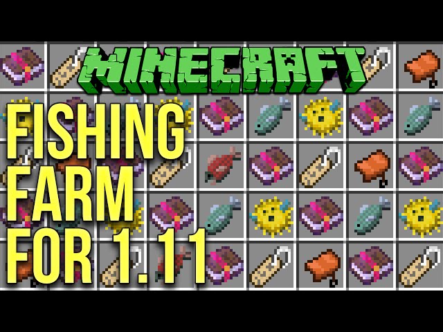 Minecraft 1.11: AFK Fishing Farm Tutorial