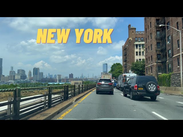 Driving NYC : Bensonhurst, Brooklyn to Astoria, Queens via I-278 Brooklyn-Queens Expressway