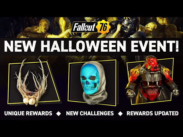 NEW Halloween Challenge Event! All Rewards and Challenges - Fallout 76
