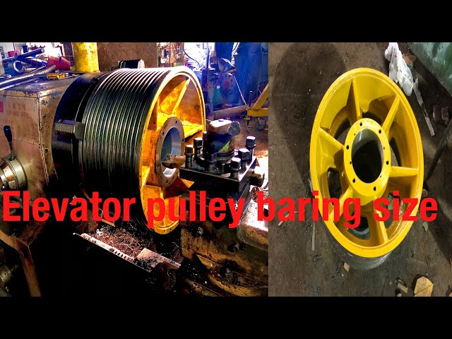 How to make What is the bearing size of the elevator pulley in a lathe machine