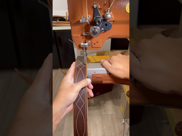 POV Sewing a Leather Belt