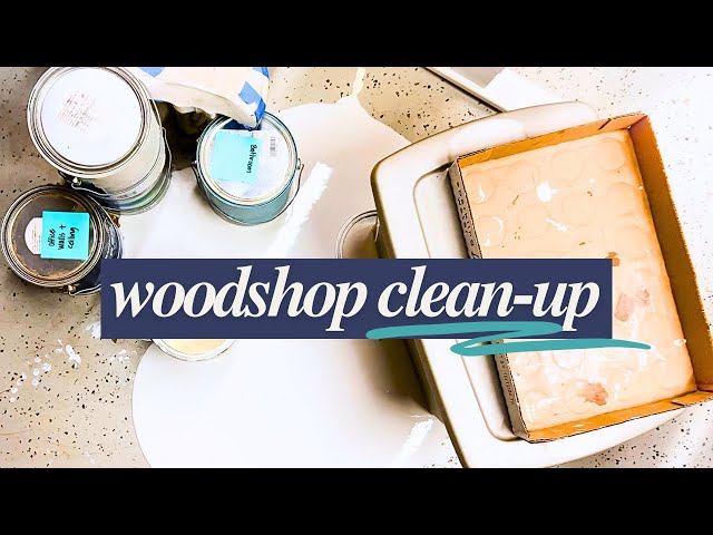 Quick Woodshop Clean-up: Prepping for Next Project | VLOGMAS DAY 4