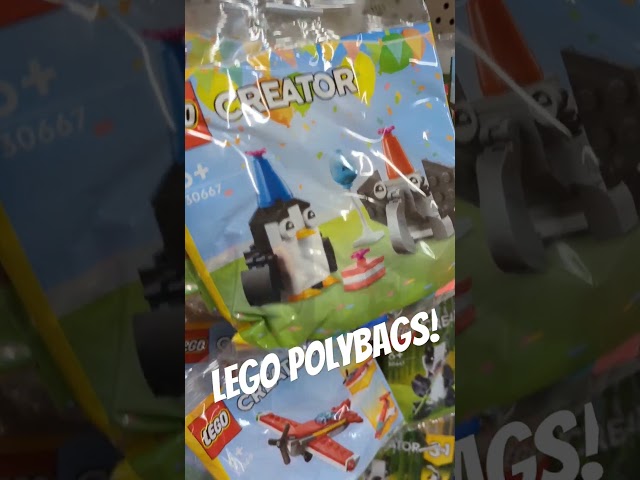 Huge Selection of New LEGO Polybags! #lego #saturn #hamburg