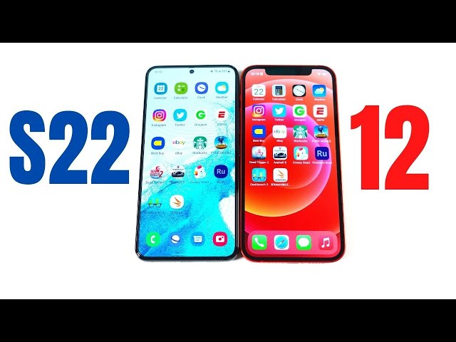 Galaxy S22 vs iPhone 12 Speed Test!