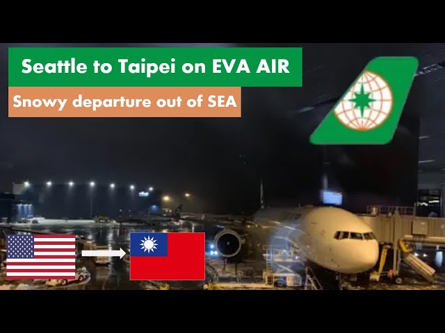 TRIP REPORT | EVA AIR | Boeing 777 | Seattle To Taipei | Economy