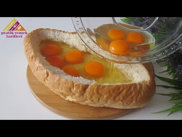 Just pour the egg over the bread and the result will be amazing! It's delicious and easy.