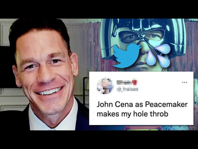 John Cena Reads "Peacemaker" Thirst Tweets