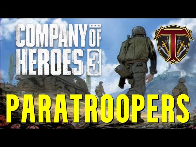 American Paratrooper In COH3 | US Forces 1v1 Multiplayer Match - Company of Heroes 3