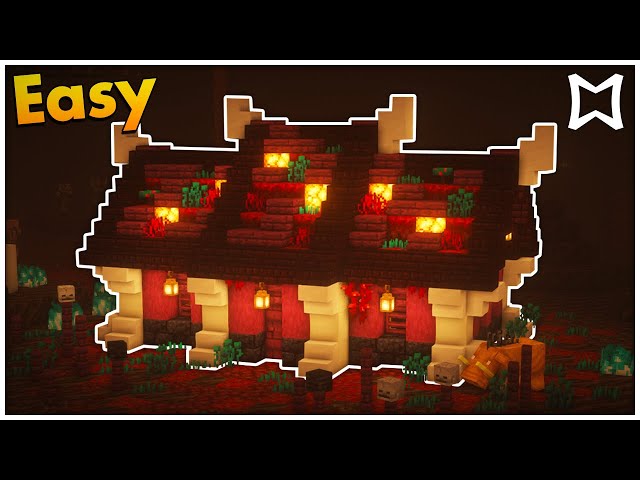 ► Minecraft Survival Nether House Tutorial (EASY)