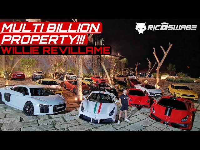 SUPERCARS at WILLIE REVILLAME MANSION in Tagaytay!!! - Multi Billion Property in the Philippines