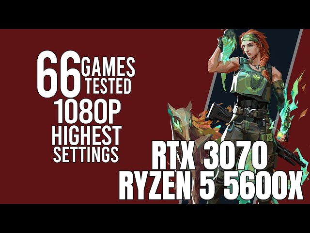 RTX 3070 tested in 66 games ultra settings 1080p benchmarks!