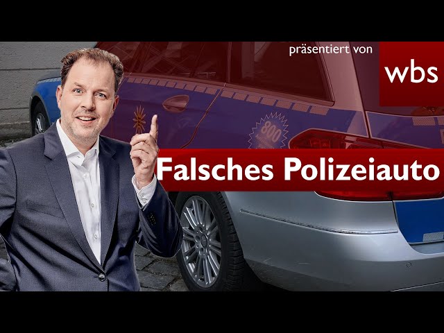 Polizei-Porsche: Darf ich mit falschem Polizeiauto fahren? | Rechtsanwalt Christian Solmecke