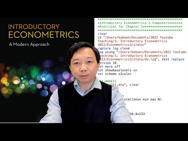 Solutions to Computer Exercises (A Modern Approach Chapter 1) | Introductory Econometrics 3