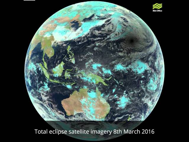 Total eclipse satellite imagery - 8th March 2016