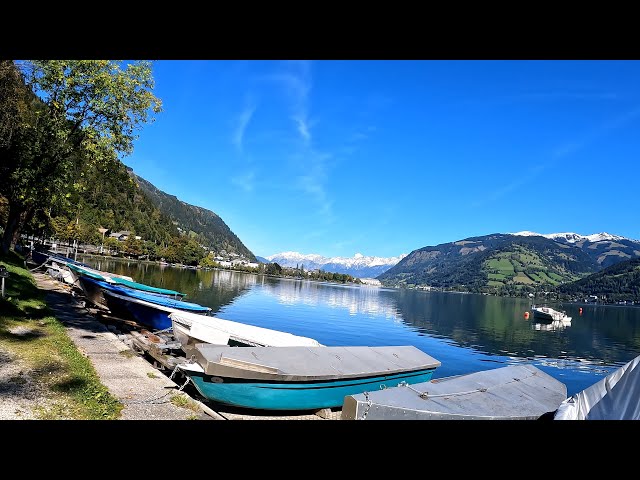 30 minute Beginner Indoor Cycling Workout Austria Alps Lake Tour Garmin 4K Video