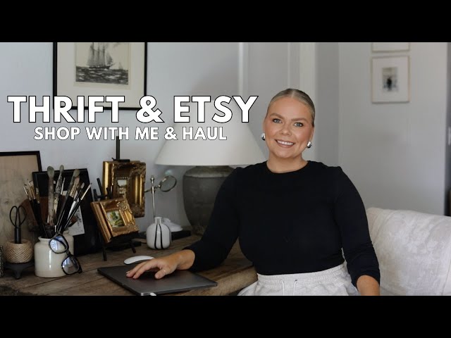 ANTIQUE/THRIFT & ETSY SHOP WITH ME & HAUL | Creating a unique home.