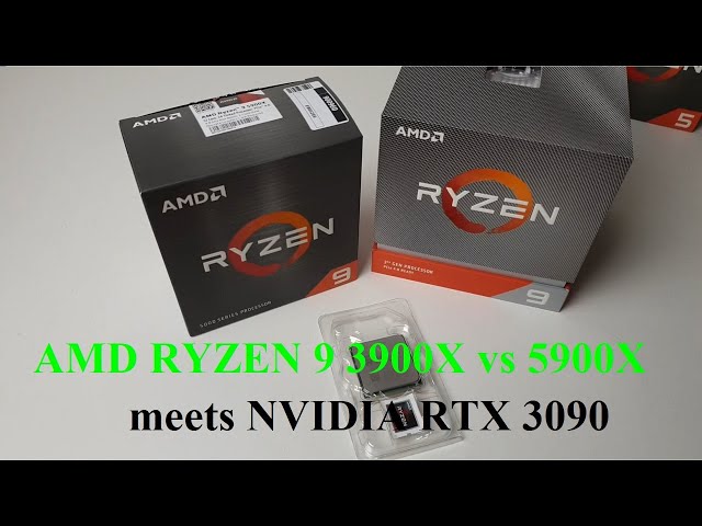AMD RYZEN 9 5900X vs. RYZEN 9 3900X feat. RTX 3090