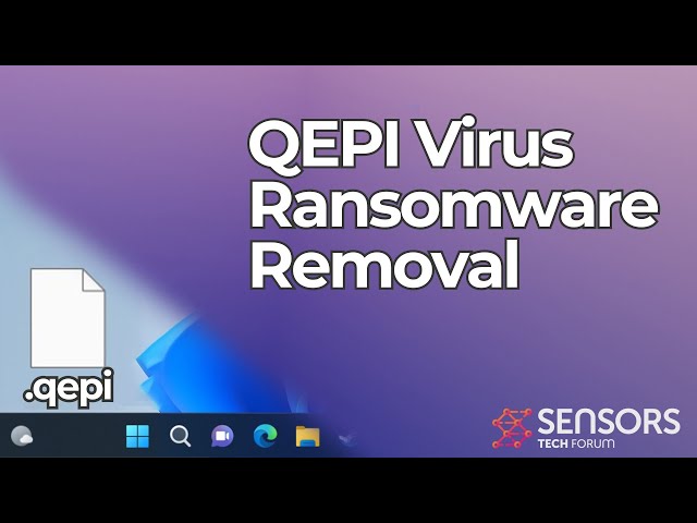 QEPI Files Virus [.qepi] Decrypt + Remove Guide [Fix]