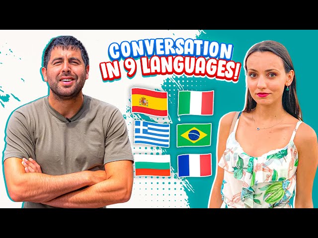 Unique Conversation between two Polyglots in 9 Languages