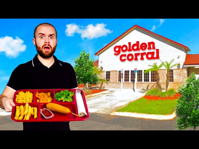 Eating at the WORST RATED Golden Corral BUFFET in my area!