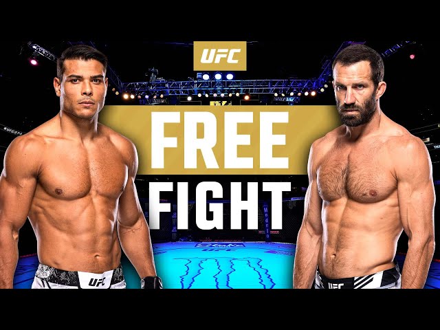 Paulo Costa vs Luke Rockhold | FULL FIGHT | UFC 302