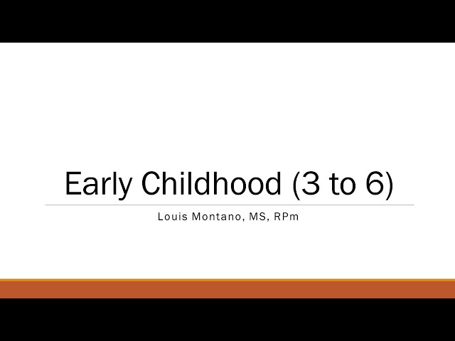 [DEVPSY] Early Childhood Part 1