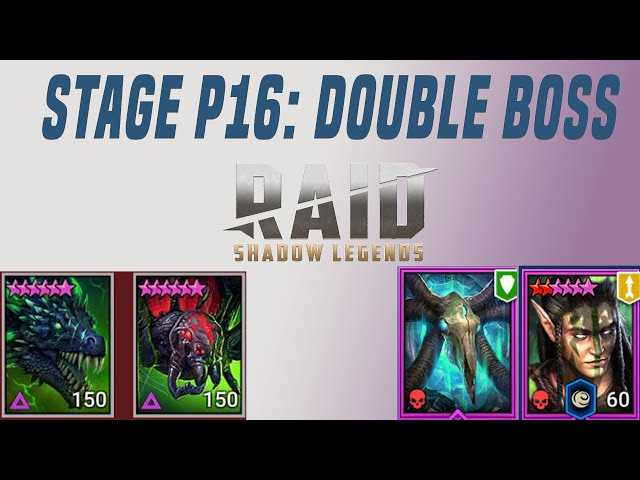 Defeat Stage P16: Double Boss Cused City Sintranos | Raid Shadow Legends