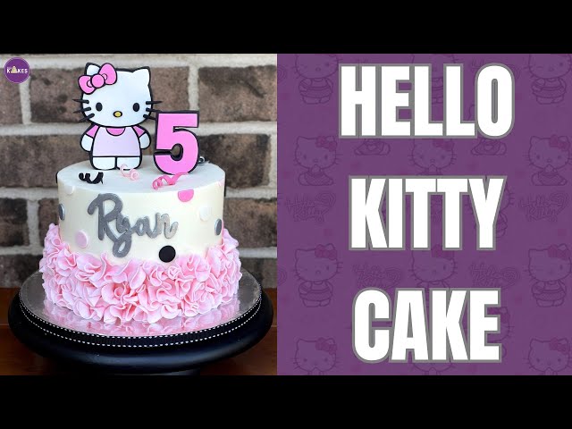 Decorate This Adorable HELLO KITTY Birthday Cake!