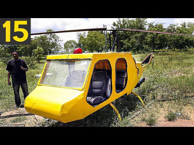 15 INSANE Homemade Helicopters - BAD IDEA