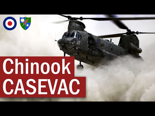 British Chinook CASEVAC's U.S. Rangers | October 2010