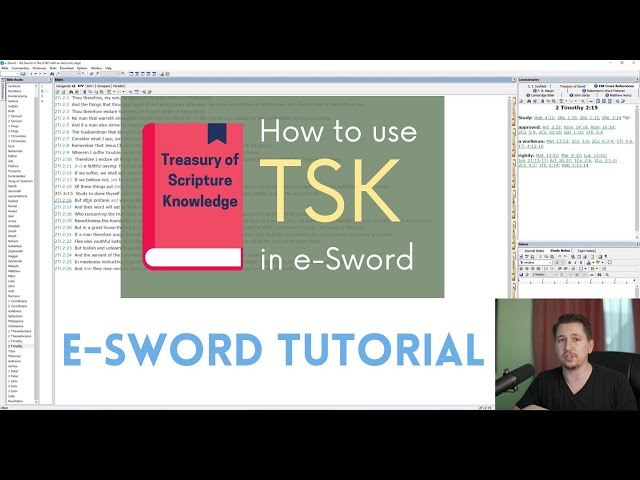 e-Sword Tutorial: How to Use the Treasury of Scripture Knowledge