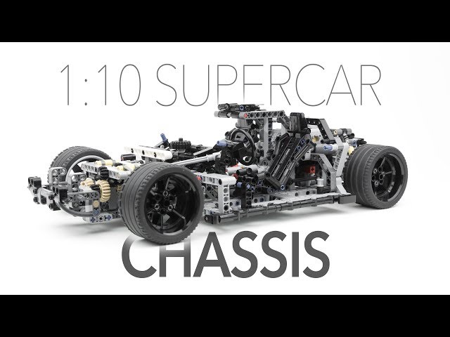 LEGO 1:10 Supercar Chassis w/ Instructions