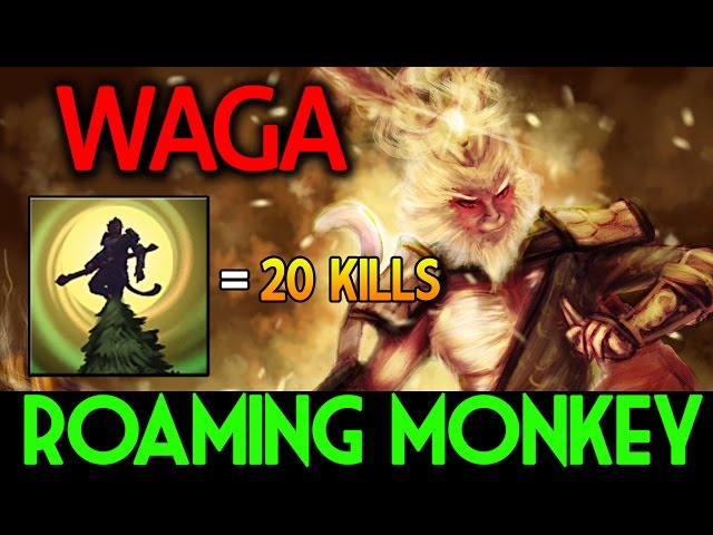 Wagamama DOTA2 Patch 7.02 [Monkey King] Support Roaming