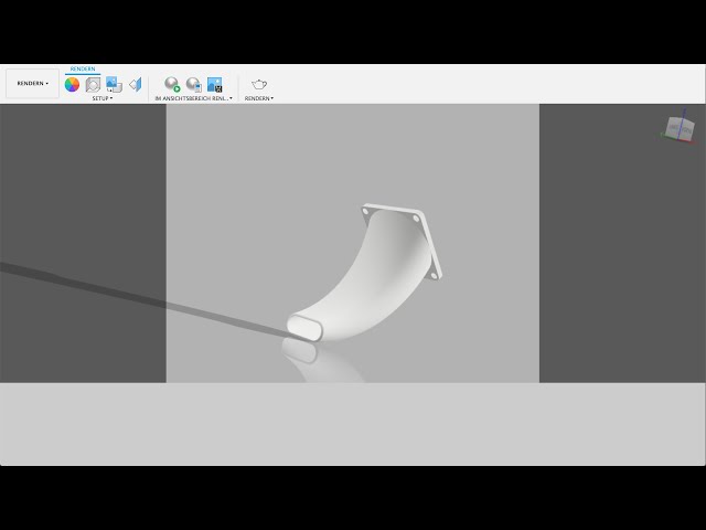 Fanduct Lüfter Adapter für den 3D Drucker 3D Printer Fusion 360 CAD