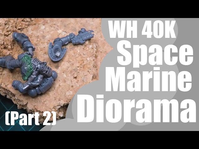 Sculpting a Dead Space marine For my Warhammer 40k Diorama