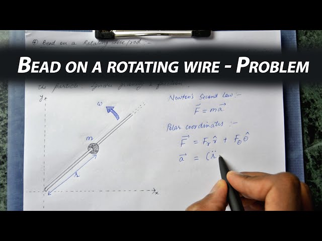 Bead on a Rotating wire - Problem (Newtonian Mechanics)