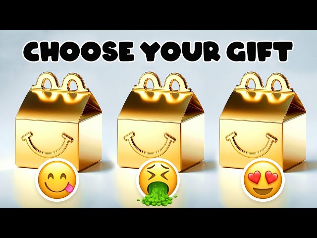 🎁 Choose Your GIFT...! LUNCHBOX Edition 🍔🍕🍦 How Lucky Are You? | OCEAN QUIZ