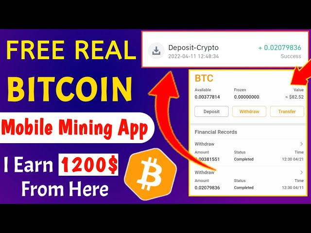 Free Mobile Real Bitcoin Mining App | Free Bitcoin Mining Website ! Free bitcoin mining app | #btc