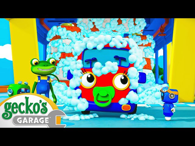Car Wash Capers | Gecko's Garage | Cartoons For Kids | Toddler Fun Learning